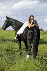 Braut und Pferd