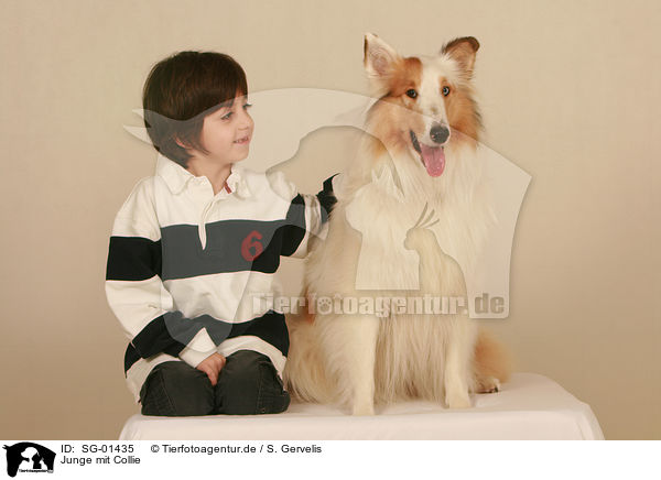 Junge mit Collie / SG-01435