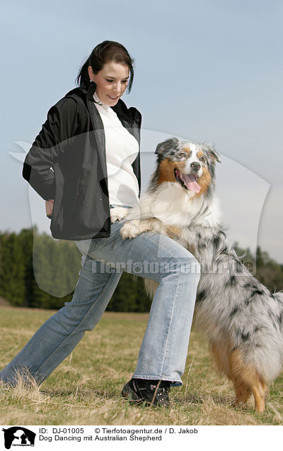 Dog Dancing mit Australian Shepherd / dogdance with Australian Shepherd / DJ-01005