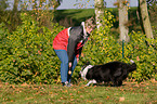 spielen mit Border Collie