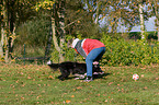 spielen mit Border Collie