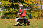 spielen mit Border Collie