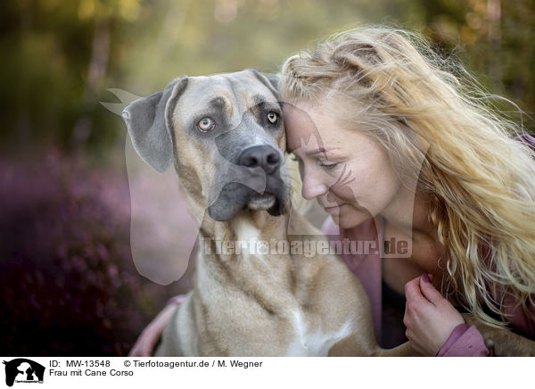 Frau mit Cane Corso / MW-13548