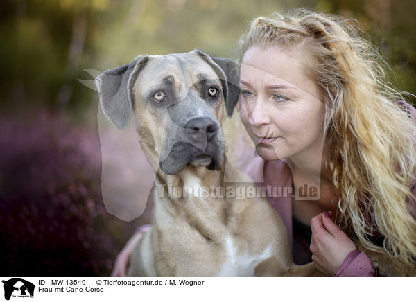 Frau mit Cane Corso / MW-13549