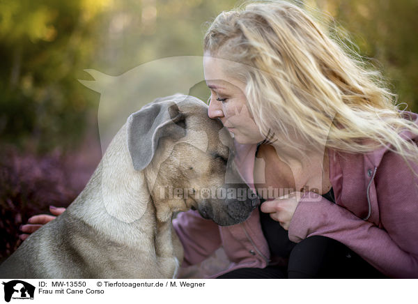 Frau mit Cane Corso / MW-13550