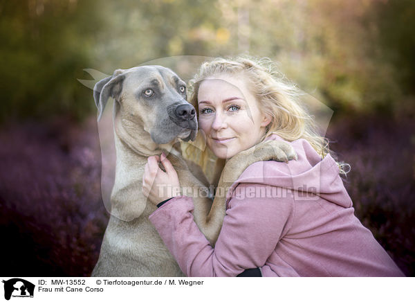 Frau mit Cane Corso / MW-13552