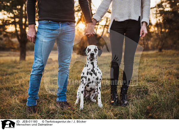 Menschen und Dalmatiner / humans and Dalmatian / JEB-01180