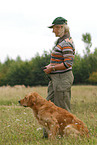 Golden Retriever bei der Jagd