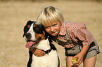 Junge und Groer Schweizer Sennenhund