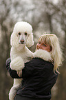 Frau und Gropudel