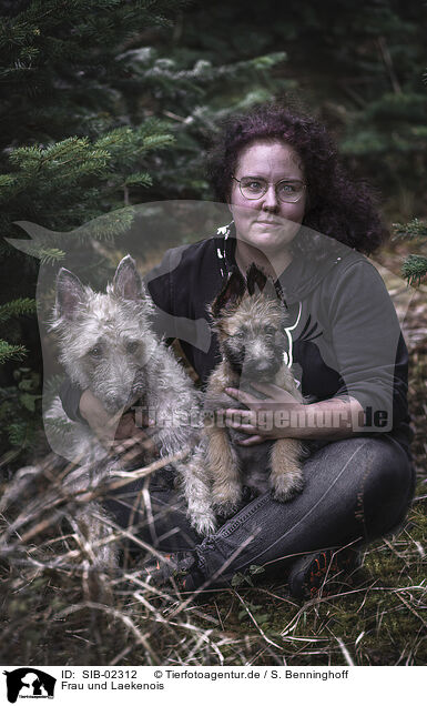 Frau und Laekenois / woman and Laekenois / SIB-02312