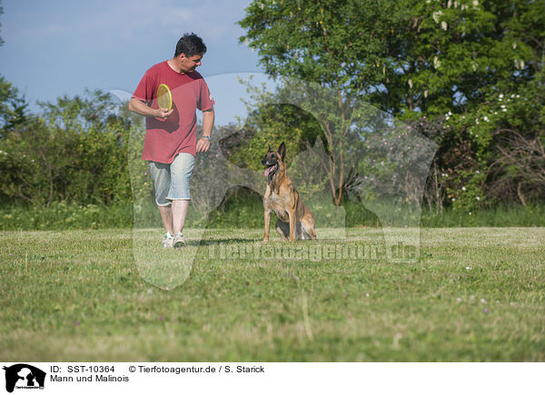 Mann und Malinois / man and Malinois / SST-10364