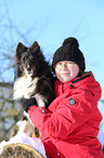 Frau und Sheltie