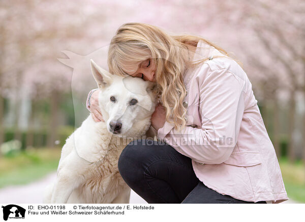 Frau und Weier Schweizer Schferhund / EHO-01198