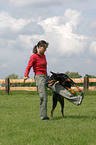 Dobermann beim Dog Dancing