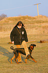 Dobermann beim Dog Dancing