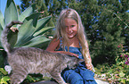 Mdchen mit Katze