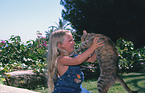 Mdchen mit Katze