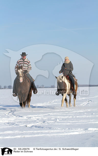 Reiter im Schnee / SS-26876