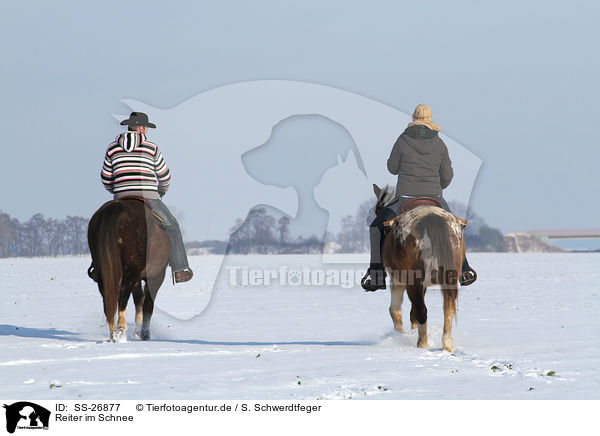 Reiter im Schnee / riders in the snow / SS-26877