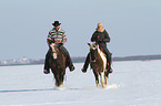 Reiter im Schnee