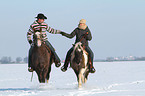 Reiter im Schnee