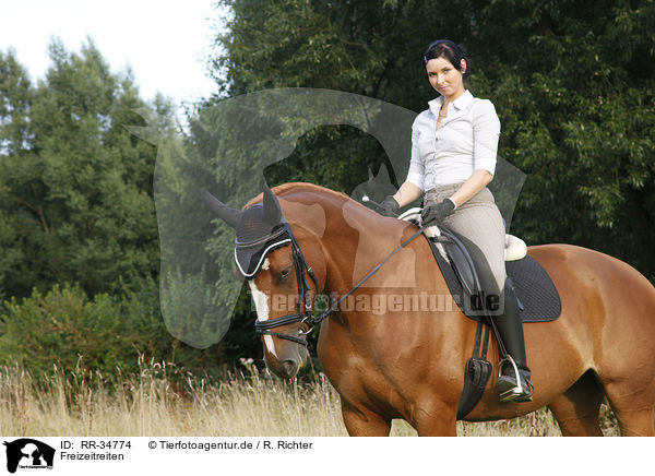 Freizeitreiten / riding woman / RR-34774