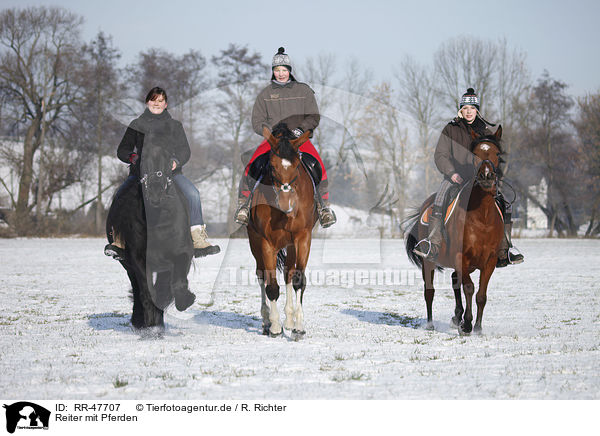Reiter mit Pferden / riders with horses / RR-47707