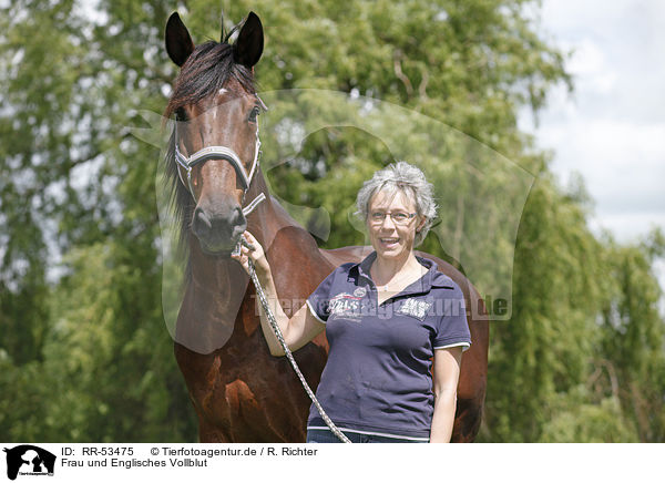 Frau und Englisches Vollblut / RR-53475