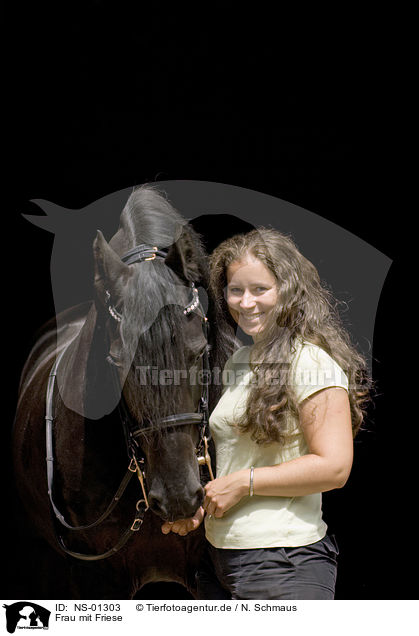 Frau mit Friese / woman and Frisian / NS-01303