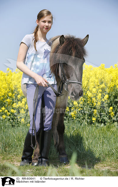Mdchen mit Islnder / girl with Icelandic Horse / RR-60641
