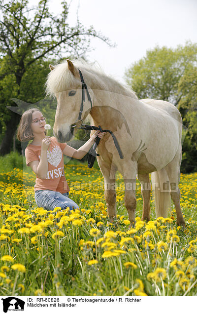 Mdchen mit Islnder / girl with Icelandic Horse / RR-60826