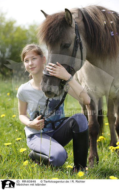 Mdchen mit Islnder / girl with Icelandic Horse / RR-60848