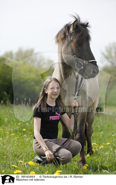 Mdchen mit Islnder / girl with Icelandic Horse / RR-60864