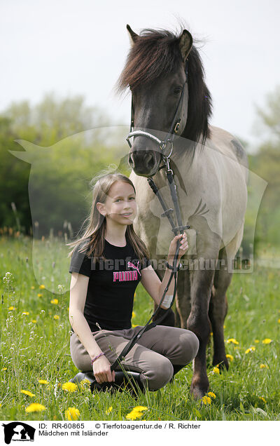 Mdchen mit Islnder / girl with Icelandic Horse / RR-60865