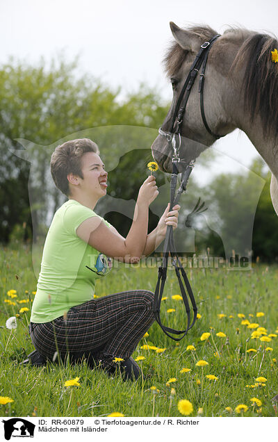 M�dchen mit Isl�nder / girl with Icelandic Horse / RR-60879