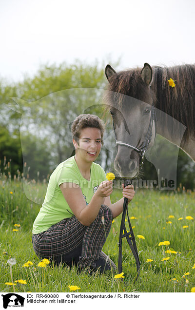 M�dchen mit Isl�nder / girl with Icelandic Horse / RR-60880