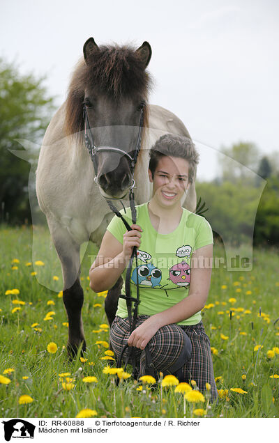 M�dchen mit Isl�nder / girl with Icelandic Horse / RR-60888