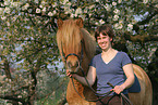 Frau mit Islnder