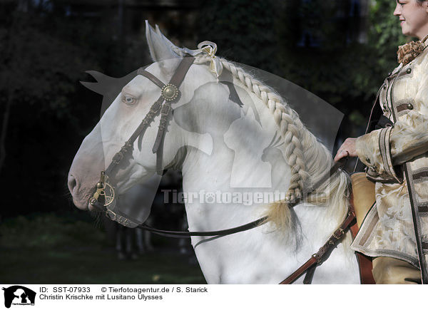 Christin Krischke mit Lusitano Ulysses / Christin Krischke and Lusitano Ulysses / SST-07933