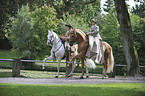 Diana Krischke mit Genete Bonmot du Roi und Lusitano Odeceixe