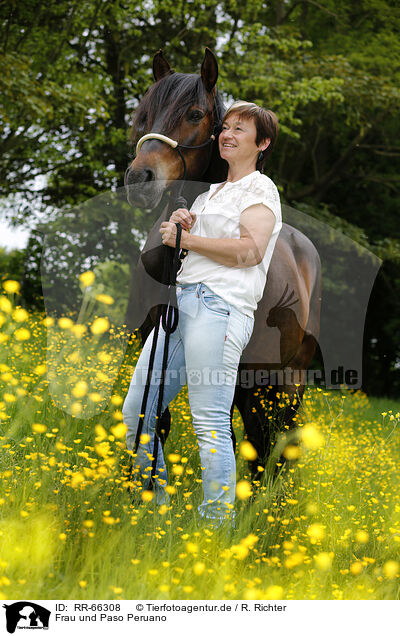 Frau und Paso Peruano / woman and Paso Peruano / RR-66308
