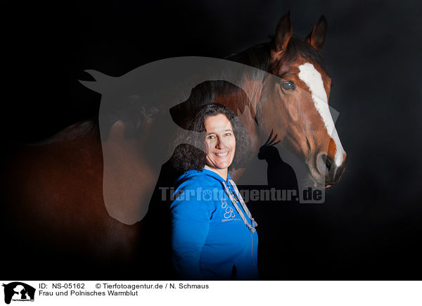 Frau und Polnisches Warmblut / NS-05162