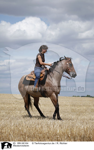 Westernreiterin / western riding horsewoman / RR-38164