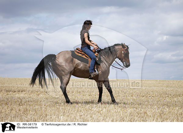 Westernreiterin / western riding horsewoman / RR-38179
