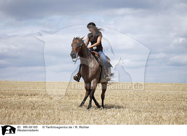 Westernreiterin / western riding horsewoman / RR-38185