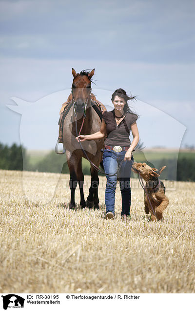 Westernreiterin / western riding horsewoman / RR-38195