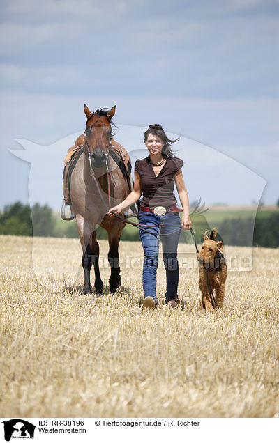 Westernreiterin / western riding horsewoman / RR-38196