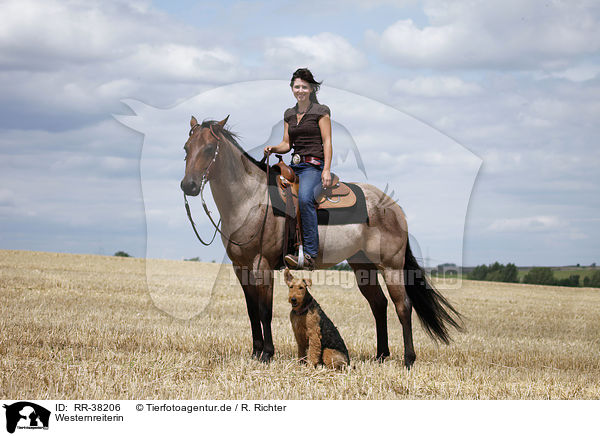 Westernreiterin / western riding horsewoman / RR-38206