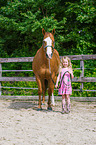 Kind und Quarter Horse